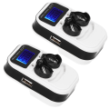 Miniatyrbillede 6 af 8: 2 stk. LCD-knapbatterioplader til LIR2016 LIR2025 LIR2032 ML2016 ML2025 ML2032 CR2032 EU-stik 100‑240V