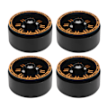 Pikkukuva 4 / 8: 1,9 tuuman RC-pyörännavat painovoiman vähentäminen CNC-alumiiniseos 1,9 tuuman RC-pyörännapa Axial SCX10 Goldille