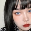 Miniatyrbillede 3 af 8: Kort hår pandehår paryk sort lige syntetisk justerbar åndbar kvinder hår pandehår paryk til dating