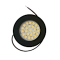 Miniatyrbillede 1 af 3: 3x 12v Sort LED Touch Sensitiv On Off Varm Spot Light Autocamper Campingvogn 3 stk