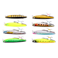 Miniatyrbilde 7 av 8: 8 stk 8cm/14g Minnow fiske lokker synkende harde agn sett super lang kast VIB lokker for bass ørret abbor