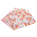 Pikkukuva 4 / 8: 10 kpl Japanilaista tyylistä puuvillakangasta kukkakuvio quilting-tarvikkeita DIY-käsintehtyihin laukkuihin nukkevaatteisiin 25x20cm