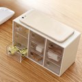 Miniatyrbilde 6 av 8: Mini 9 Grid Skuffebord Oppbevaringsboks Plast Oppbevaringsarrangør for Hjemmekontor