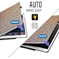 Miniatyrbilde 4 av 5: Passende iPad 6. generasjons deksel, iPad 5. generasjons deksel, iPad Air 2 360 graders roterende deksel, Smart roterende iPad beskyttende 9,7 tommers modell