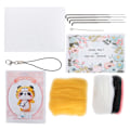 Miniatyrbillede 4 af 8: Nålefiltningskit Uldfiltningsartikler Plysdyr Legetøj DIY Fremstillingsmateriale123# Lille Tiger