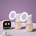 Miniatyrbillede 1 af 5: Kraftig elektrisk brystpumpe - 4 tilstande, genopladelig, LED-touchskærm, smertefri dobbelt amning