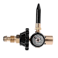 Miniatyrbild 1 av 5: Mässing Helium Latex Tryckreducerare Med Tryckmätare För G5/8 Tank Ballongpump Regulator Zekai
