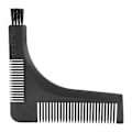 Miniatyrbild 1 av 8: Skäggformande kam för män LSformad mustaschklippningsguide Shaper skäggstylingverktyg (svart)
