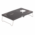 Miniatyrbilde 7 av 8: Piknikbord i aluminiumlegering, sammenleggbart, bærbart, minicampingbord med oppbevaringspose for utendørs bruk
