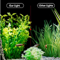 Miniatyrbillede 3 af 5: Akvarium LED Lampe Hvid og Blå Nano Clip-on Belysning til Fisk Planter 23-50 cm