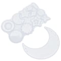 Miniatyrbilde 3 av 8: 2 stk. Resinformer Holdbare Gjenbrukbare Perforerte Design Silikonformer for Anheng med Fiske Line