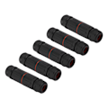 Miniatyrbillede 7 af 8: 5 Stk M3 2Pin Aviation Plug Docking Connector IP68 Vandtæt udendørs gadelampe Ledningskabelstik 300V 16A