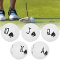 Miniatyrbillede 6 af 8: 5 stk Golfspil Pokerbolde Dobbeltlags Øvebold Høj Elasticitet Langdistance tilbehør