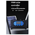 Miniatyrbillede 4 af 5: Solar Controller Blysyre Lithium Batteri Universal Controller