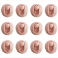 Miniatyrbild 1 av 4: 12 st nålfria säkerhetstäckesklämmor, anti-rörelse täckehållare