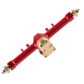 Miniatyrbilde 7 av 8: Komplett bakakselmontering i aluminiumlegering for Axial SCX24 AXI90081 1/24 RC-bildeler Rød