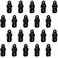 Miniatyrbild 1 av 4: 20 st Utomhus Tält Baldakin Clip Markis Vindtät Fast Spänne Markis Baldakin Klämma Nöd Tält Snäpp För Utomhus Camping Jordbruk Trädgård Svart