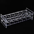 Miniatyrbilde 5 av 8: Skrivebordsstativ for 2 rader med 12 flasker, vinstativ, glassholder, displayhylle, arrangør, 2 rader x 6 hull