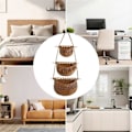 Miniatyrbild 3 av 5: Hängande förvaringsfickor väggmonterad organizer C