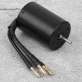 Miniatyrbillede 6 af 8: 3650 vandtæt 4-polet ikke-induktiv børsteløs motortilbehør til 1/8 1/10 RC-bil (sort) (2300KV)