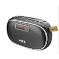Miniatyrbild 1 av 4: W23 Portabel Radio Walkman Kort USB Multi - Funktion Digitalt Valsångsval Bluetooth Högtalare Svart