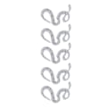 Miniatyrbild 3 av 8: SnakE Formade Strass Trim Band Mesh Wrap Roll DIY Klädtillbehör Applikation (silver)