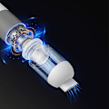 Miniatyrbillede 4 af 4: Bærbar 12V Lithium Ledningsfri Bilstøvsuger - Minivacuum & Luftblæser & Håndpumpe