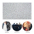 Miniatyrbild 4 av 8: Rhinestone Mesh Ribbon Wrap Födelsedag Bröllop Fest DIY Dekor Kläder Tillbehör Silver på vit AB