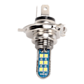 Pikkukuva 8 / 8: 12LED H4 LED -ajovalaisin moottoripyörään, sähköajoneuvoon, 3-kynsisellä moottoripyörän etuvalolla, IP68 1080LM 6000K