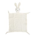 Miniatyrbilde 1 av 8: Bunny sikkerhetsteppe Cute Lovey teppe Dobbeltlags bomullsmykt sikkerhetsteppe for å sove og leke