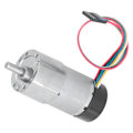 Miniatyrbilde 2 av 8: JGB37‑3530 DC12V Encoder Metallgirreduksjonsmotor Høy dreiemoment Encoder Girreduktor 6RPM