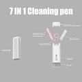 Miniatyrbild 8 av 8: 7 i 1 Bluetooth-hörlurar rengöringspenna bärbar multifunktionell rengöringsverktyg för tangentbord headset dator