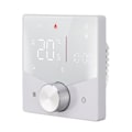 Miniatyrbillede 7 af 8: Smart termostat drejeknap design LCD farve display panel digital termostat til sauna rum gulvvarmesystem hvid