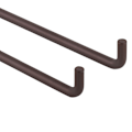 Miniatyrbilde 8 av 8: Hengende Metal Vinkopp Stativ Bar Dobbel Stemware Glassflaske Goblet Inverted Holder