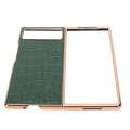 Pikkukuva 8 / 8: Taitettava phone case Xiaomi MIX Fold 2 nanonahkaa krokotiilikuvioiselle naarmuuntumattomalle puhelimen case vihreä