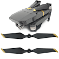 Miniatyrbild 6 av 8: 2 st Propeller Lågbrus Lätt Propeller Tillbehör Passar för Mavic AIR 2 DroneSvart Guld Kant