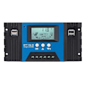 Miniatyrbillede 1 af 5: 100A MPPT Solar Opladningscontroller Dobbelt USB LCD Display 12V/24V Auto Solar Cell Panel Oplader Regula