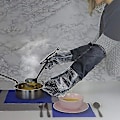 Miniatyrbilde 5 av 5: Ekstra Lang Profesjonell Silikon Grytevott, Varmebestandig Kokehanske Med Innvendig Bomull kompatibel K-B13