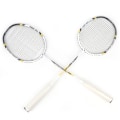 Miniatyrbild 8 av 8: 1068 Bärbar lättvikts badmintonracket i aluminiumlegering för vuxna, offensiv typ, dubbelspelar