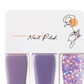 Miniatyrbild 7 av 8: 3-pack Vattenbaserat nagellackset för kvinnor, lätt att skala av, snabbtorkande nagellack för dejting, halloweenfest T08