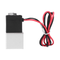 Miniatyrbilde 4 av 8: 12V DC 1/4" 2-veis normalt lukket pneumatisk aluminium elektrisk magnetventil