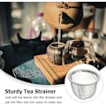 Miniatyrbillede 2 af 4: Tekande Si Udskiftning: 8 stk. Tekande Sier Indsatser Te Infuser Løse Te Sier til Te Kaffe Maskine 6,5*4,5 cm