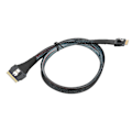 Miniatyrbilde 5 av 8: Dataoverføringskabel Slim SAS SFF-8654 8i til SFF-8654 8i 24 Gbps SAS4.0 30AWG adapterkabel0,5 m / 0,5yd