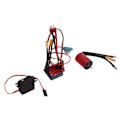 Pikkukuva 4 / 8: S2435 4500KV moottori 25A ESC 2.2KG metalli servo harjaton moottori ESC servo sarja 1/16 1/18 RC autoon