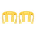 Miniatyrbillede 3 af 8: 2 stk bilvaskemaskine lynkobling Spænde bilvasker C Clip erstatningsdel til Karcher K2 K3 K7 Gul