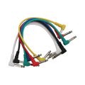 Miniatyrbillede 4 af 8: 6 stk effektkabel farveafskærmet støjreduktion pedal patch ledninger til elektrisk guitar bas
