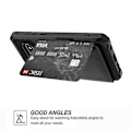 Miniatyrbillede 4 af 5: Til Samsung Galaxy S10+ Magnetisk Wallet Kort Taske Læder Telefon Cover Zekai Sort