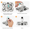 Miniatyrbillede 1 af 5: Action Camera Mount til GO 3S/GO3 Drone