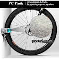 Miniatyrbild 3 av 5: Cykelparkeringsspänne Väggfäste MTB Landsvägscykel Vertikal Förvaringsställ Cykelklämma Displayställ MTB Cykelspännen, blå