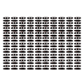 Pikkukuva 3 / 8: 200 kpl puunappia 2-reikäinen DIY tumma kahvi oliivin muotoinen vaatteiden lisävarusteet 30mm